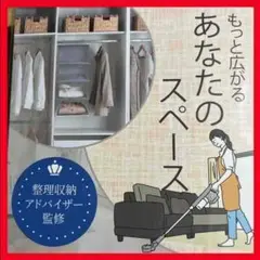 整理収納アドバイザー監修 吊り下げ収納 クローゼット グレー 衣類 バスタオル