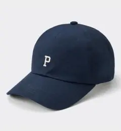 GU ネイビー キャップ Pロゴ