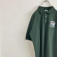 【刺繍】anvil CHICAGO POLICEシカゴポリス　半袖ポロシャツ　緑