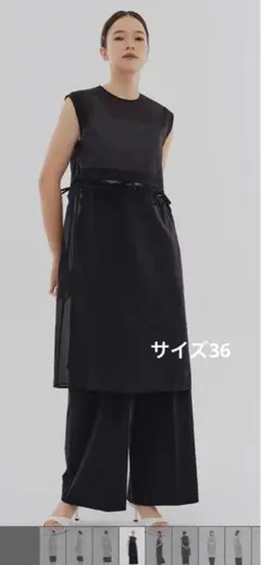 【新品・未使用】yori shiroconシースルーリボンドレス ブラック 新品未使用タグ付き】shirocon yori シースルーリボンドレス