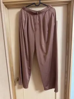 UNIQLO ユニクロ サテンパンツ ワイドパンツ パンツ カジュアルパンツ M