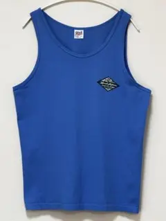80's anvil 青色のタンクトップ local motion ビンテージ品