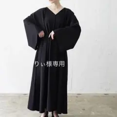 foufou THE DRESS 07 drape v neck dress