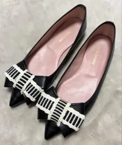 Pretty Ballerina/リボンパンプス/size38/黒