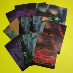 MTG 久遠の終端　基本土地FOILセット【ギャラクシーフォイル有】