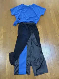 JEAN VIV 青 セットアップ パンツ