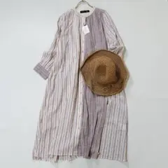 ★未使用品★大きいサイズ　定価1.7万　アズノウアズオオラカ　シャツワンピース
