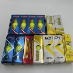 未使用 36球 イエロー ゴルフボール ブランド混合
