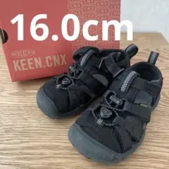 KEEN ブラック キッズサンダル　16cm