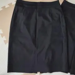 UNIQLO　スカート　事務　スーツ　制服　黒②W67H94*値下げ