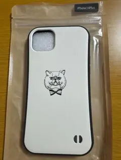☘️大特価☘️ iPhone14Plus ねこ cat スマホケース オフホワイ
