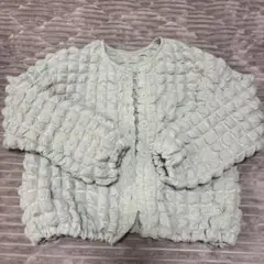 セラフ　ミントグリーン カーディガン 120-130 ポコポコ