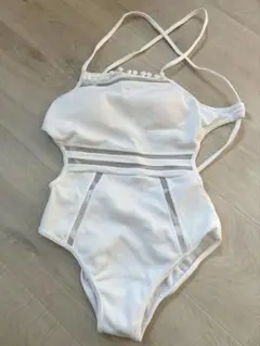 【新品未使用】PEACHJOHN ピーチジョン　水着 ビキニ　M 白　ホワイト