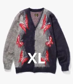 22aw ニードルス モヘアカーディガン ネイビー サイズXL