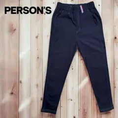 【PERSON'S】ストレッチパンツ ブラック Sサイズ