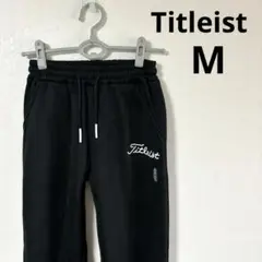 titleist タイトリスト　パンツ　ロゴ　プリント　ブラック　M