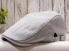 【新品 】ハンチング　ライトグレー　サイズ調整可 男女OK　オールシーズンOK