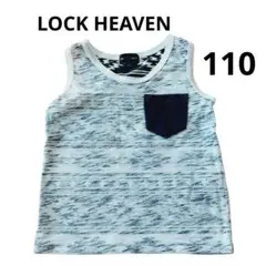 【最終価格】ロックヘブン 白 タンクトップ ノースリーブ 110サイズ
