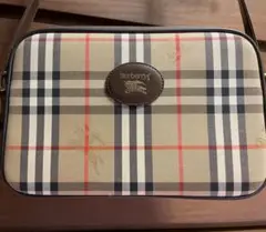Burberry ショルダーバッグ ノバチェック シャドーホース レザー