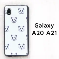 Galaxy A20 A21 パンダ カバー