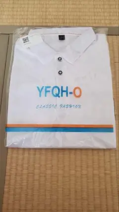 『新品未使用品』ゴルフウェア メンズ XLYFQH-O ホワイト ポロシャツ