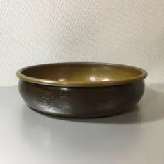 平建水 唐銅 茶道具 卓下建水