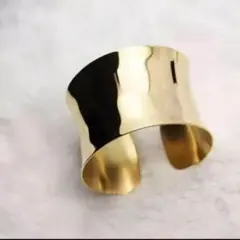 ステンレスゴールドバングル 高級 シンプル