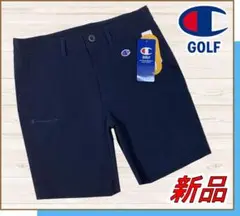 【新品】チャンピオンゴルフショートパンツコーデュラナイロンストレッチ紺S