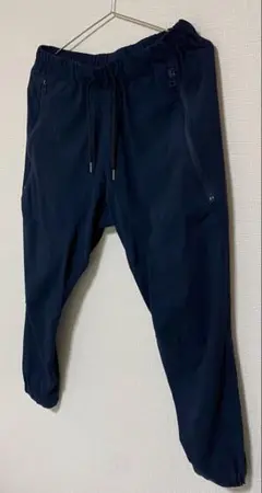 EDWINエドウィン　ネイビー サルエルパンツ ジッパーポケット付き