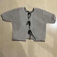 BAYFLOW 半袖カーディガン Fサイズ