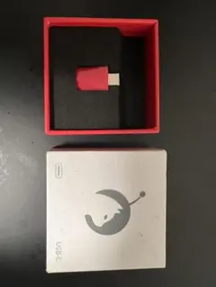 USB-Cアダプター 赤