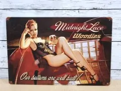 【新品】Midnight Lace✩メタルプレート✩Sexy Lady✩✩✩