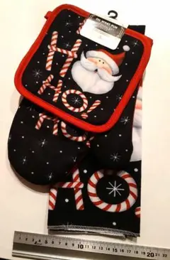 クリスマス　鍋敷き　鍋つかみ　キッチンクロス
