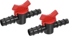 ボールバルブ 20 mmx16 mm バーブコネクタ遮断スイッチ プラスチック