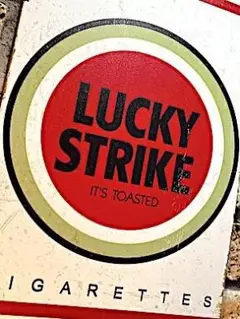 1987年ラッキーストライク販促看板 2025年最新】ブリキ看板 lucky strikeの人気アイテム - メルカリ