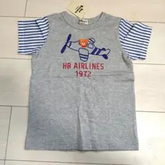 新品☆ホットビスケッツ 飛行機 Tシャツ 110サイズ
