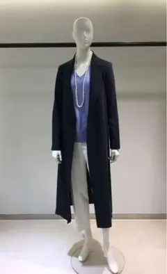 希少 theory ロングラップコート ミモレ丈 ジャケット