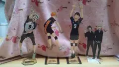 ハイキュー!!アクリルスタンド日向、影山、木兎、月島&山口