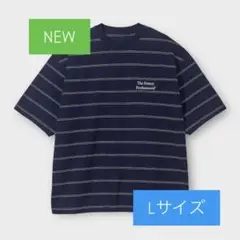 Ennoy Panel Border S/S Tee Navy 新品 L