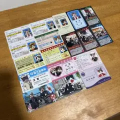 なめ猫　カード　18枚　免許証　ゴールド