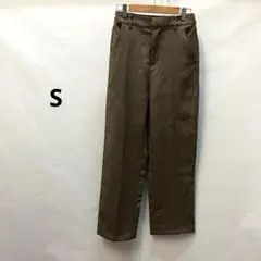ブラウン スラックス Sサイズ メンズ　パンツ　ポケットあり　446