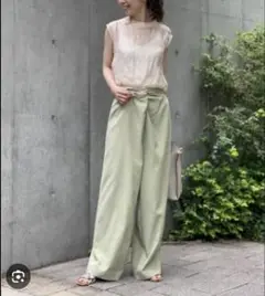 値下げ！Noble フロントクロスワイドパンツ
