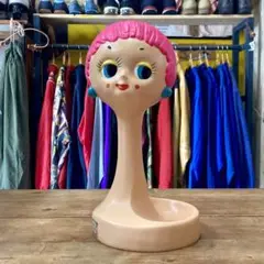 アンティーク　ヘッドトルソー　ツイッギー　Twiggy マネキン アンティークヘッドトルソーツイッギーTwiggy マネキン