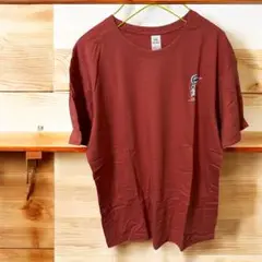 宇宙飛行士プリント Tシャツ 3XL 赤