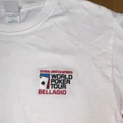 BELLAGIO WORLD POKER TOUR オフィシャル 刺繍 Tシャツ