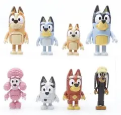 ブルーイ ミニフィギュア 8セット