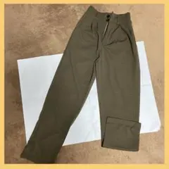 ⭐️ラスト1点❣️⭐️ワイドパンツ　レディース　ゆったり　タック　Mサイズ　ブラウン