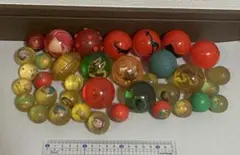 レトロ　日本製　スーパーボール　まとめ　パチモノ　消しゴム　コスモス　駄玩具