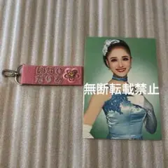 OSK日本歌劇団　華妃ダリア　生写真　ネームストラップ
