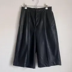 SENSE OF PALCEフェイクレザー　ハーフパンツ